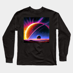 Ethereal Scifi Landscapes 62 Long Sleeve T-Shirt